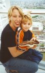 Rocky & Mum in London Eye